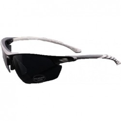 Sport Polarized Sunglasses Interchangeable Cycling Baseball - Black - CP184K6IH2M $62.50