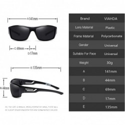 Sport Design New Polarized Sunglasses Men Vintage Sport Outdoor Sun Glasses Male Driving - CJ18AL67RO0 $12.44