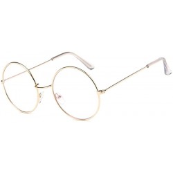 Round Fashion Round Polarized Sunglasses Metal Frame Flat Circle lens Glasses Men Women UV400 - Type9 - CF18EX6MKCE $16.00