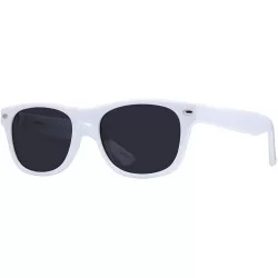Square Benson Sunglasses (White/Grey) - C818XL4S30X $64.87