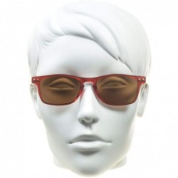 Rectangular Square Reading Sunglasses Full Sun Reader Men Women Flexible Light - Red - C612LH8QU45 $11.77