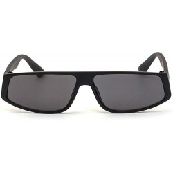 Square Fashion New Small Frame Square Sunglasses Men Women Ultralight Retro Leopard Sun Glasses UV400 - Matte Black - C9193UA...