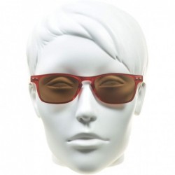 Rectangular Square Reading Sunglasses Full Sun Reader Men Women Flexible Light - Red - C612LH8QU45 $11.77