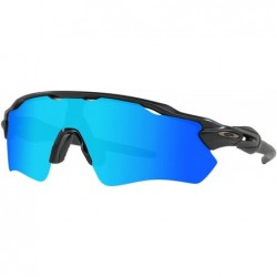 Rectangular Anti-fading Polarized Replacement Lenses Radar EV Path Sunglasses - Blue&red - CL18DH63GDN $34.27