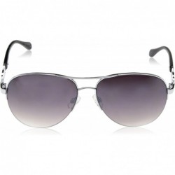 Aviator Women's R565 Aviator Sunglasses - 63 mm - Silver/Black - C2129HH0GYN $30.95