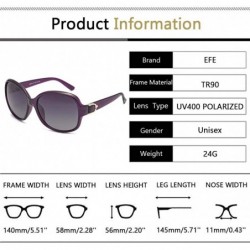 Sport Classic Oversized Polarized Sunglasses for Women Composite TR90 Frame UV 400 Protection Fashion Retro Eyewear - CO18L52...