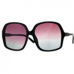 Butterfly Oceanic Color Gradient Ironic Granny Oversize Butterfly Sunglasses - Black Pink Blue - C6189LNEAII $11.43