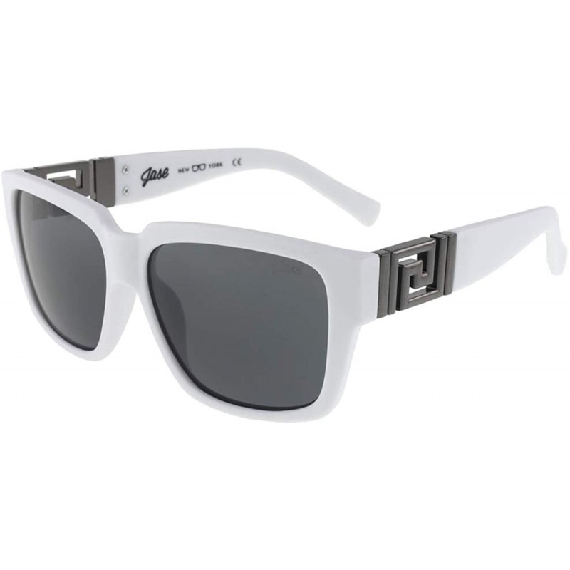 Square New York Victor Polarized Sunglasses - White - CG196MOCTCA $29.66