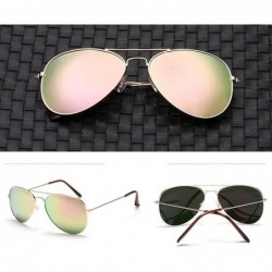 Sport Women Men Vintage Sun Glasses Unisex Fashion Oversize Frame Fashion Sunglasses Eyewear - F - CD18SOQ64ZG $10.10