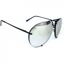 Aviator Vintage Retro Rectangle Cat Eye Celebrity Color Frame Women Sunglasses - Black - CU12N8P60E2 $15.02