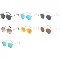 Aviator Glass Lenses - Sunglasses - Double-Beam Glasses - Circular Sunglasses - sunshades - Dazzling Glasses - B - CS18QO3Y5A...