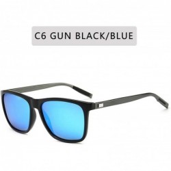 Round Unisex Retro Aluminum+TR90 Women Sunglasses Men Polarized Lens Vintage Eyewear Accessories Sun Glasses Oculos - C5197A2...