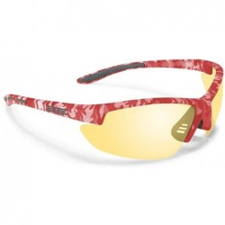 Sport 5 Sport Golf Motorcycle Riding Sunglasses Camo/Pink with Yellow Lens - C618M7RL0ZN $12.75