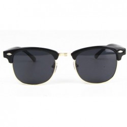 Aviator Sunglasses Women Men Classic Style Polarized Sun glasses - Blackframe Black Lens - C7184KSUA5A $13.70