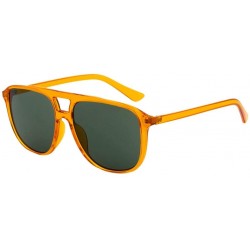 Sport Mens Womens Fashion Polarized Gradient Sunglasses Mirrored Sunglasses Outdoor Sports Glasses - Yellow - CT18X6IQSX7 $16.00