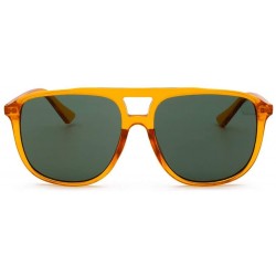 Sport Mens Womens Fashion Polarized Gradient Sunglasses Mirrored Sunglasses Outdoor Sports Glasses - Yellow - CT18X6IQSX7 $8.53