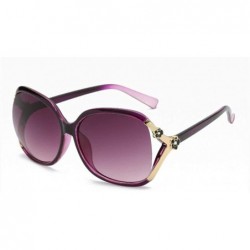 Oversized Fashion Oversized Anti UV/Ray Sunglasses Women Gradient Lens Wild Sun Glasses - Dx5064 C5 - CG18U8WSU6Q $10.23