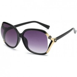 Oversized Fashion Oversized Anti UV/Ray Sunglasses Women Gradient Lens Wild Sun Glasses - Dx5064 C5 - CG18U8WSU6Q $10.23