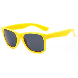 Oval Sunglases First Edition - Yellow - CM18UQDSE2W $17.21