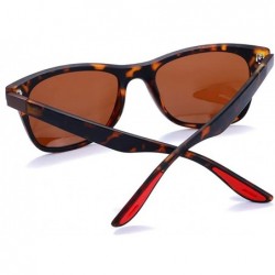 Oversized Men's Polarized Sunglasses Driving Square Frame Brand Designer Classic K0622 - Tortoise&brown - CH18O8GMX3T $11.44