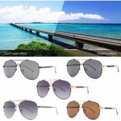 Aviator Aviator Polarized Sunglasses Protection Decoration - CU18R4L6Z6W $9.22