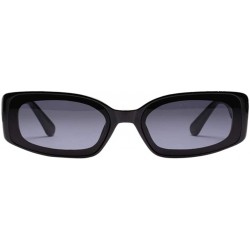 Square Square Frame Sunglasses Trendy Stylish Designer Shades For Unisex - Black - CW18A9EU57H $20.74