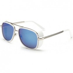 Square Men Women Sunglasses Retro Iron Man Tony Driving Sunglasses - C10 - C312IT8O5D9 $29.87