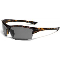 Wrap 8211 High Performance Sport Polarized Sunglasses Semi-Rimless Comfortable & Lightweight Fit - CZ18EMCD9L5 $29.15