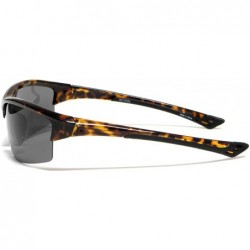 Wrap 8211 High Performance Sport Polarized Sunglasses Semi-Rimless Comfortable & Lightweight Fit - CZ18EMCD9L5 $29.15