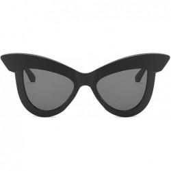 Cat Eye Polarized Sunglasses Protection Glasses Driving - Black C - CT18TQX3WS5 $28.72