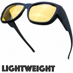 Oversized Driving Polarized Sunglasses Anti Glare Prescription - 2-rubber Black - C518HQOLXD2 $22.29