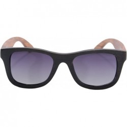 Wayfarer Genuine Handmade Wood Sunglasses Anti-glare Polarized Bamboo Layer UV400 Glasses-Z6016 - Bamboo-zebra - CF129RO3BPR ...
