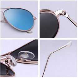 Oversized Fashion Classic Avaition Polarized Sunglasses Women Men 001 Silver Blue Multi - 006 Black Black - C218XQZO20A $10.61