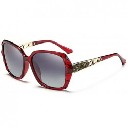 Wrap Polarized Sunglasses Gradient Vintage Designer - C919792X596 $33.56
