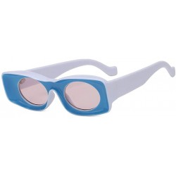 Oversized Unisex Rectangle Sunglasses Glasses Catwalk - C2 - C5197ZMW5MC $19.56