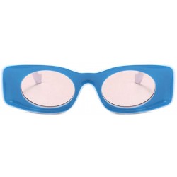 Oversized Unisex Rectangle Sunglasses Glasses Catwalk - C2 - C5197ZMW5MC $10.72