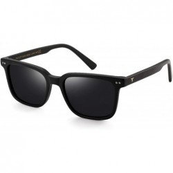 Rectangular rectangular Polarized Sunglasses Unisex Memory-Acetate Frame Luxury Sun Glasses For Men/Women tl3009 - C118WMEUAN...