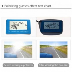 Goggle UV400 Clip on Polarised Sunglasses Fit over Prescription Eyeglasses - Blue - CC18RC68R57 $9.12