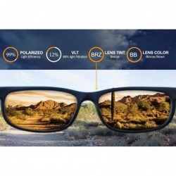 Sport Polarized Replacement Lenses for Spy Cooper Sunglasses - Multiple Options - Brown/Bronze - CN120YTIRPN $28.90