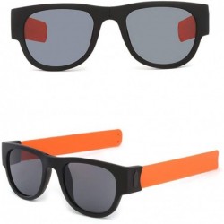 Goggle Novelty Creative Wristband Sunglasses Polarized Sunglasses Driving Goggles Snap Bracelet - Orange - CA196OMTWDY $16.15