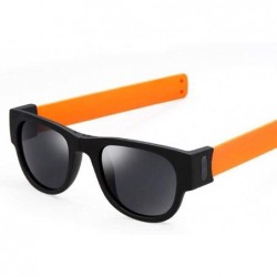 Goggle Novelty Creative Wristband Sunglasses Polarized Sunglasses Driving Goggles Snap Bracelet - Orange - CA196OMTWDY $8.85