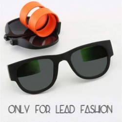 Goggle Novelty Creative Wristband Sunglasses Polarized Sunglasses Driving Goggles Snap Bracelet - Orange - CA196OMTWDY $8.85