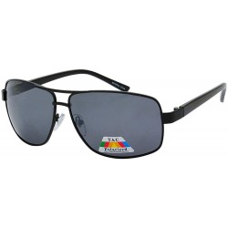 Square Polarized Retro Vintage Fashion Polarized Collection"Cruise Control" - Black - CF18ODOIYS7 $20.35