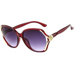 Wrap Mens Womens Rose Big Frame Retro Vintage Sunglasses Eyeglasses - C - CY18TIW2WLD $15.51