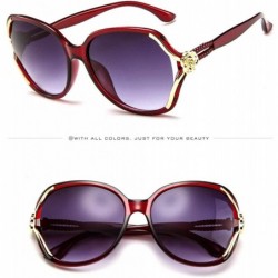 Wrap Mens Womens Rose Big Frame Retro Vintage Sunglasses Eyeglasses - C - CY18TIW2WLD $14.35