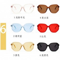 Square Retro new fashion luxury candy color square brand designer ladies sunglasses - Red - CX18M0MZ7DZ $8.58