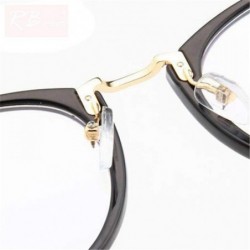 Aviator 2019 Transparent Metal Sunglasses Women Mirror Classic Vintage Street Black - Black - CZ18Y6TES8S $9.30