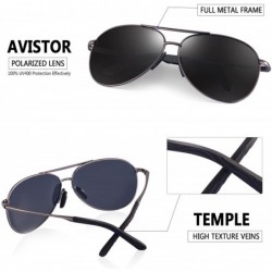 Round Polarized Aviator Sunglasses for Men - Metal Frame Sports UV 400 Protection Mens Women Sunglasses 2261 - CX18WEL6ATX $1...