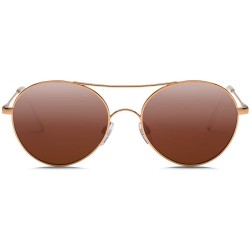 Round Visual Huxley Sunglasses - Rose Gold - C711YIH441J $37.23