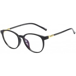Square Glasses Square Non-Prescription Eyeglasses Clear Lens Eyewear - Black - CK18QH79N0X $20.74